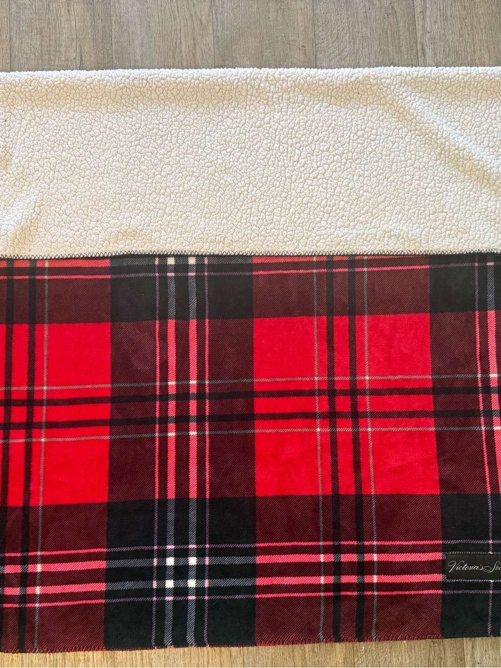 Victoria secret plaid blanket